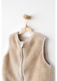 Resim Andywawa Bebek Tinny's Sheeps Peluş Yelek Bej Ac26162 Beige 