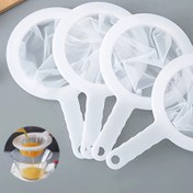 Resim Ultra İnce Gözenekli Süzgeç Meyve Suları & Soya Sütü İçin - Taşınabilir Mutfak Filtresi, Gıda Güvenli Plastik, Evde Pişirme İçin İdeal, Yükseltme, Küçük 
