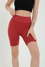 Resim FOREVER MORE Seamless Fitilli Biker Tayt 