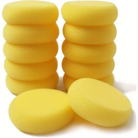 Resim 30 adet Yuvarlak Sentetik Seramik Sünger, 7.11 cm - Boyama, El Sanatları, Seramik ve Ev Kullanımı için İdeal, El Sanatları Temel Malzemeleri | Yuvarlak Sünger Tasarımı | Dayanıklı Sünger Malzemesi, Seramik El Sanatları Malzemeleri 