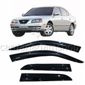 Resim Hyundai Elantra 2003 Cam Rüzgarlığı 4 Lü Tam Uyum Siyah 