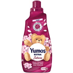 Resim Yumoş Extra Konsantre Çamaşır Yumuşatıcısı Sakura 1440 ml 60 Yıkama 4 adet 
