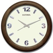 Resim Regal 2103 Aw 50 Cm Yuvarlak Ahşap Ofis Duvar Saati Ahşap 