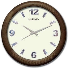 Resim Regal 2103 Aw 50 Cm Yuvarlak Ahşap Ofis Duvar Saati Ahşap 