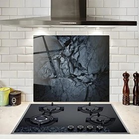Resim Decorıta Doğal Taş Desen | Cam Ocak Arkası Koruyucu (52CMX60CM) 