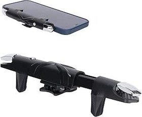 Resim PUSOKEI Mobil oyun kontrol cihazı, 4 vitesli oyun pedi tetikleyici joystick oyun pedi, için cep telefonu oyun denetleyicisi, 5 inç (5 inç) içinde 