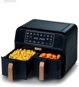 Resim Kenwood HFP70.000BK Dual 8 L Airfryer Sıcak Hava Fritözü Kenwood