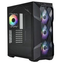 Resim Cooler Master MasterBox TD500 V2 Mesh ARGB Siyah Bilgisayar Kasası 