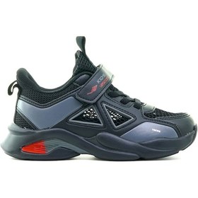 Resim Lescon Puzzle Erkek Çocuk Sneaker Günlük Spor Ayakkabı 28-35 24y Puzzle Fe Siyah 