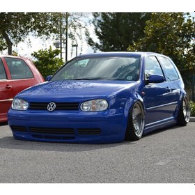 Resim Vw Golf 4 Ön Ek Karlık Abs Plastik Mat Siyah 1997 1998 1999 2000 2001 2002 2003 