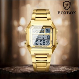 Resim Fochsia Foxbox Yeni Kadın Elektronik Kol Saati Golden Klasik Spor Kronograf Okul Hediyesi Diğer 