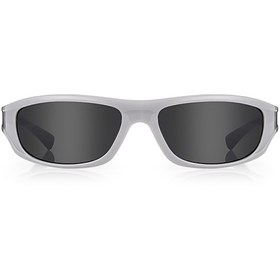 Resim Kinary Bisiklet Güneş Gözlüğü Gri Parlak Çerçeve Siyah Cam 3007 