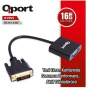 Resim Qport Q-Vdv2 Dvi 24+1 To Vga Aktif Dönüştürücü 
