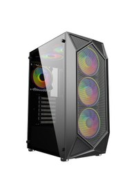 Resim Izoly Gaina 4x Argb Fanlı Usb 3.0 Temperli Cam Atx Oyuncu Kasası 