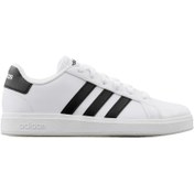 Resim adidas Grand Court 2.0 K Genç Tenis Ayakkabısı Gw6511 Beyaz 