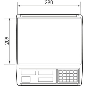 Resim Cas Er Jr 30kg Lcd Ekran Boyunsuz Hesaplamalı Terazi 