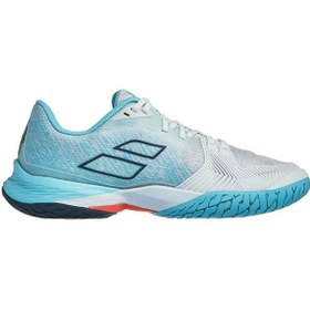 Resim Babolat Jet Mach 3 Ac Women Kadın Mavi Tenis Ayakkabısı 