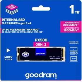 Resim TeknoKapsül Goodram SSDPR-PX500-01T-80 Pci- 3.0 1 Tb M.2 SSD 