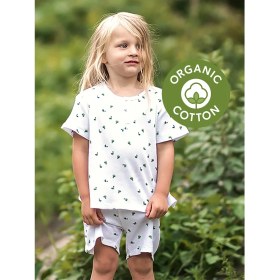 Resim Antebies Organik Beyaz Minik Ördek Erkek Çocuk Pijama Takım 