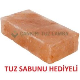 Resim Çankırı Tuz Lamba Himalaya Tuz Tuğlası 20cm X 10cm X 2,5cm 