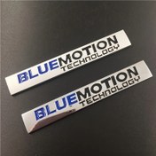 Resim 1 adet BlueMOTION Metal Araba Amblemi - Yüksek Kaliteli Metal Plaka Çerçevesi ve Bagaj Rozeti için Uygun - Araçlar, Kamyonlar, SUV'ler için Şık Mavi Yazılı Otomotiv Dış Dekorasyonu, Bagaj Rozet Amblemi | Cesur Yazı Tasarımı | Dayanıklı Metal Rozet, Araba Amblemleri ve Rozetleri 