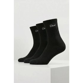 Resim Relaxed Erkek Çocuk/genç Pamuklu Normal Boy Spor Çorap - 3'lü Paket 