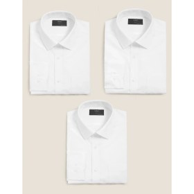 Resim Marks & Spencer 3'lü Slim Fit Gömlek Seti 