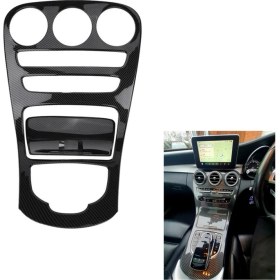 Resim Luenaarry Abs Karbon Fiber Için Orta Konsol Paneli Kapağı Döşemesi (Yurt Dışından) 