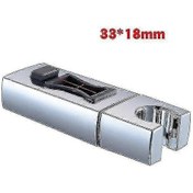 Resim Duş Başlığı Tutucu, El Duşu Vantuz Tutucu, Duvar Duş Başlığı Aparatı, Değiştirilebilir Evrensel Duş Kaydırıcısı P20241126358 30 18mm Kare Boru 