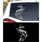 Resim Melek Pazarı Balık Avı Oto STICKER-S1863 