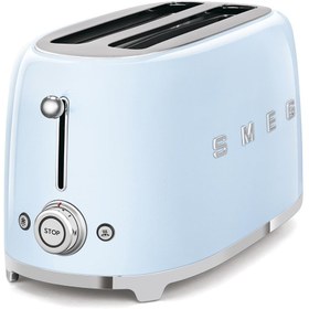 Resim Smeg Pastel Mavi 2x4 Ekmek Kızartma Makinesi 