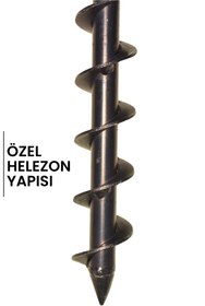 Resim Güzel Endüstriyel TOPRAK BURGU MAKİNESİ 100X5 MONTAJ KOLLU 
