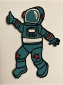 Resim StüdyoÜmitTişört Astronot Kozmonot Nasa Patch Peç Arma Ve Kot Yaması 