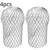 Resim Cordial 4 Adet 3,5 İnç Alüminyum Oluk Filtresi, Tıkanmayı Önleyici Oluk Koruyucu 