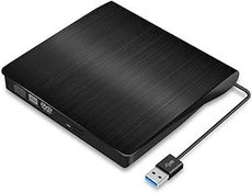 Resim Alfalink Harici Dvd Rw External Taşınabilir Ultra İnce Usb 3.0 Cd Dvd Yazıcı Okuyucu 