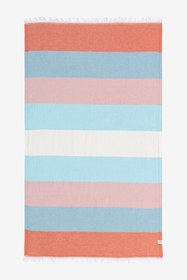 Resim Route Blok Çizgili Peştemal Turuncu - Turuncu / 90x160 