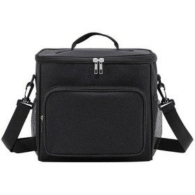 Resim Yalıtımlı Öğle Yemeği Çantası Soğutucu Çanta Siyah Diğer 