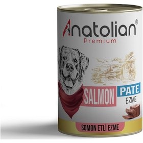 Resim Anatolian Premium Pate Somonlu Ezme Yetişkin Köpek Konservesi 400 G 