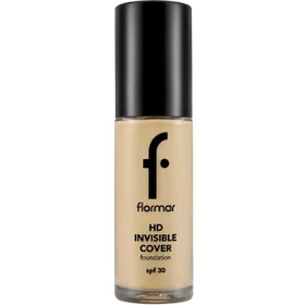 Resim Flormar Invisible Cover Foundation - Fondöten No:60 Ivory 30ml 