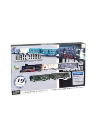 Resim Rail King 19 Parça Pilli Oyuncak Tren Seti 