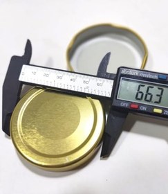 Resim 5 Adet 63 mm Uzun Etekli Geniş Kenar Metal Konserve Kavanoz Kapağı Dış:66mm-içi:63mm 25 Yıl Garanti 
