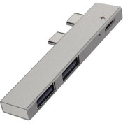 Resim Macbook Pro Air için 2x Usb 3.0 Type-C Şarj Hub Adaptör Çevirici 