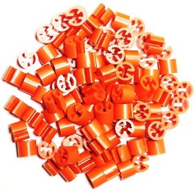 Resim ASKI için BASKISIZ (TURUNCU)' Benden Boncuğu (100 Adet) Turuncu 