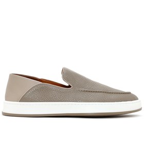 Resim Erkek Vizon Deri Casual Loafer 