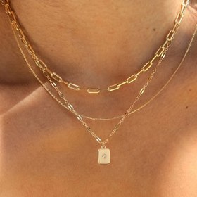Resim Kadınlar için Orta Doğu Lüks Klasik Vintage Şık Kakma Kübik Sentetik Zirkonya Kare Kolye Seti, 3 Parça - Anneler Günü Sevgililer Günü Hanuka Hediyesi Günlük Giyim 