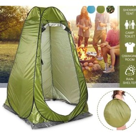 Resim Otomatik Kamp Giyinme Çadırı 