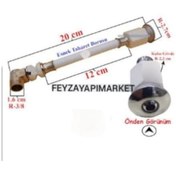 Resim Gömme Asma Klozet Taharet Çubuğu 17 Cm 20 Cm Veya 27 Cm 17 Cm Dirsekli 