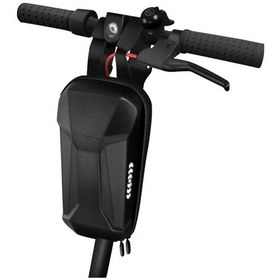 Resim Mufunye 3l Suya Dayanıklı Scooter Saklama Çantası Elektrikli Scooter Ön Askılı Çanta Scooter Eva Çantası Bisiklet Ön Çerçeve Çantası Siyah 