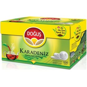 Resim Doğuş Karadeniz Bergamot Aromalı Siyah Demlik Süzen Poşet Çay 4'lü 100 x 3.2 G 