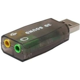 Resim Platoon PL-8620 USB Ses Kartı 5.1 3D Sound USB Harici Ses Kartı Audio Çevirici 